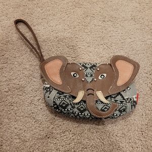 Elephant Wristlet Purse